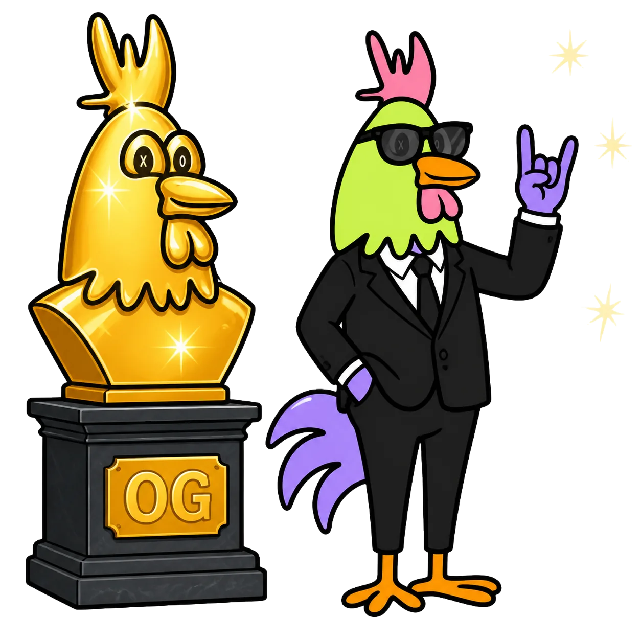 Deek beside the limited XO Market XO.OG role trophy